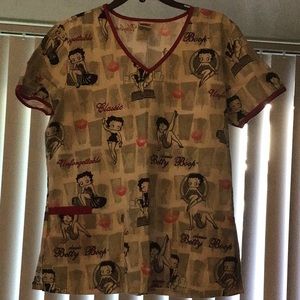 Betty Boop Scrub tops